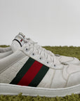 Gucci Ace Size 9=43 calza 43.5 bianche rosse e verdi