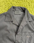 Camicia Prada in Re-Nylon Nero L