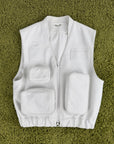 Gilet Louis Vuitton X Virgil Abloh in pelle Monogram Bianco 54 - Second Hand Di Fiore