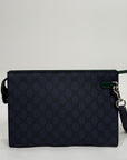 Pochette Gucci blu e verde