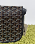 Goyard Borsa a tracolla Belvedère PM in tela Goyardine Nero