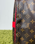 Keepall Bandoulière 45 Louis Vuitton Marrone Rosso