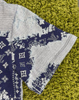 Completo Louis Vuitton Size XL blu e bianco