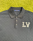 Polo in piquè Louis Vuitton Nera 5L