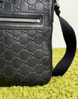 Borsello Gucci in Pelle Nera
