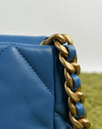Borsa Chanel 19 Trapuntata in Pelle Azzurra