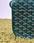 Borsa Goyard Belvedere PM in tela Goyardine Verde