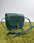 Borsa Goyard Belvedere PM in tela Goyardine Verde