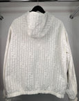 Felpa Fendi Size 50 bianca beige grigia e nera