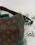borsa Louis Vuitton Bandoulier 35 marrone e verde