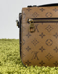 Borsa Louis Vuitton Metis in tela Monogram Reverse Marrone