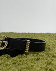Cintura Gucci Size 90 nera e oro