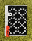 Telo da Bagno Off White grande e piccolo Nero Bianco - Second Hand Di Fiore