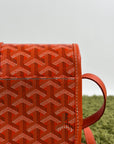 Borsa Goyard Belvedere PM in tela Goyardine Arancione