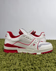 Louis Vuitton Trainer Bianca Rossa 8.5