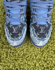 Louis Vuitton Trainer in denim Blu 7.5