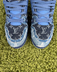 Louis Vuitton Trainer in denim Blu 7.5 - Second Hand Di Fiore