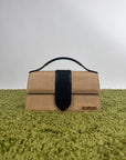 Jacquemus La grande Bambino in tela marrone e nero