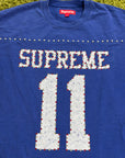 T shirt Supreme Size L blu rossa e bianca