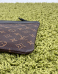 Pochette Louis Vuitton marrone e nera
