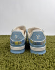 Louis Vuitton Trainer in Denim azzurra 6