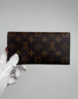 Portafoglio Emily Bloom Flower Louis Vuitton Marrone