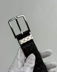 Cintura Intrecciata Bottega Veneta Nera 95cm