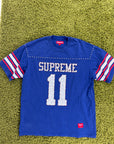 T shirt Supreme Size L blu rossa e bianca