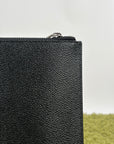 Pochette Givenchy Leo in pelle Nero