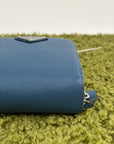 Borsa a tracolla Prada Smartphone Case Blu