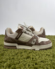 Louis Vuitton Trainer in Denim Marrone 7.5