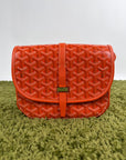 Borsa Goyard Belvedere PM in tela Goyardine Arancione