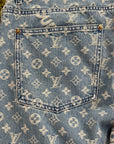 Completo Louis Vuitton X Supreme Size 50/34 blu e bianco