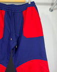 pantalone North face X Gucci Size M blu e rosso
