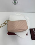 Borsa gucci mini marmont rosa