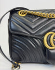 Gucci marmont misura media Nera