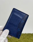 Portacarte Louis Vuitton in pelle Blu