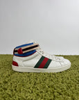 Gucci Ace Stripe High Bianche 9.5