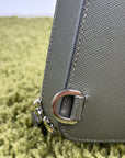 Borsa Monospalla Brique Prada in pelle saffiano Verde