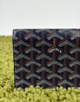 Portafoglio Goyard Richelieu in tela Goyardine Nero
