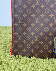 Pochette A4 multi tasca Louis Vuitton Marrone Multicolor