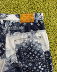 Completo Louis Vuitton in denim Multicolor Camicia S Pantaloncino 30