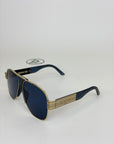 Occhiali Dior blu e oro