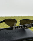 Occhiali da sole Balenciaga BB0107S Con Montatura Cat Eye Neri