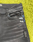 Jeans Amiri Paint Splatter Nero Multicolor 36