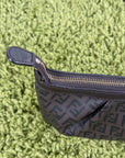 Borsa Fendi Baguette in tela Marrone