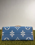 Borsa Louis Vuitton OnTheGo azzurra bianca e gialla