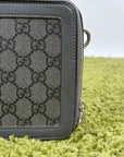 Borsa Gucci Ophidia in Tela GG Verde con tracolla rimovibile
