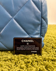 Borsa Chanel 19 Trapuntata in Pelle Azzurra
