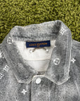 Giacca Louis vuitton Gradient Snowfall Size XL bianca e grigia
